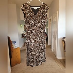 Kasper Leopard Dress
